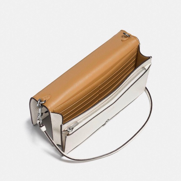 COACH Prairie Rivets Foldover Crossbody/Clutch - Picture 6 of 8